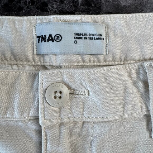 TNA Aritzia Pants Women's Cargo Baggy Relaxed High Waisted Retro 90's Y2K Sz 8 - Picture 10 of 10